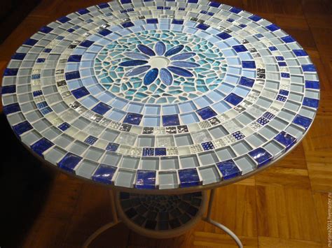 Журнальный столик из мозаики 97 фото