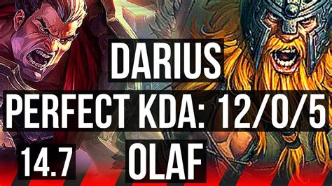 Darius Vs Olaf Top Solo Kills Legendary Na Diamond