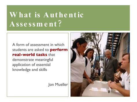 Authentic Assessment Ppt