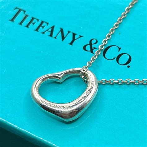 Tiffanyandco Tiffany Open Heart Necklace Silver Sv925 Gem