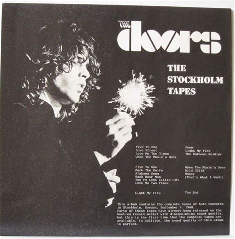 T U B E The Doors The Complete Stockholm Tapes Sbd Flac