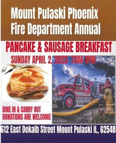 MP Phoenix Fire Dept Pancake Sausage Breakfast Apr 2