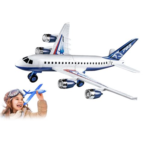 Avião De Brinquedo Infantil - AVIÃO DE BRINQUEDO GRANDE 36 CM INFANTIL ORIGINAL BRINQUEDO DE CRIANÇA ...