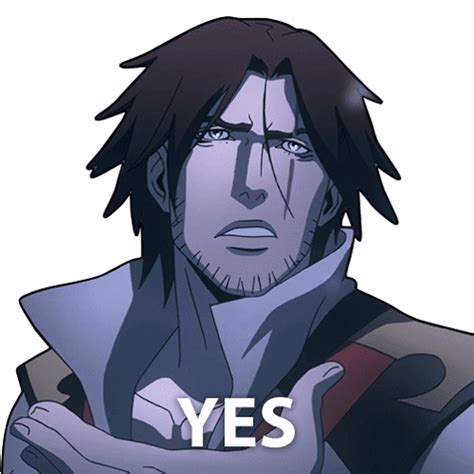 Yes Trevor Belmont Sticker Yes Trevor Belmont Richard Armitage