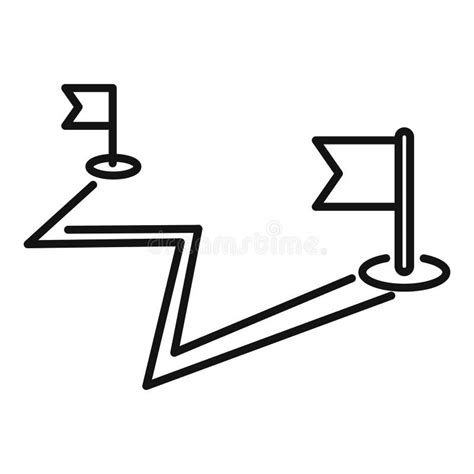 zigzag pathway stock illustrations  zigzag pathway stock