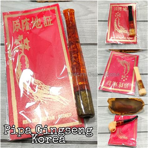 Jual Pipa Cangklong Once Gingseng Korea Dengan Filter Penyaring Nikotin