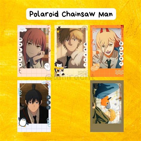 Jual Polaroid Deco Chainsaw Man Shopee Indonesia