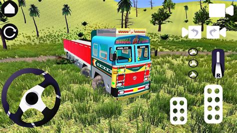 Offroad Indian Truck Simulator Driving Tata Truck For Offroading In