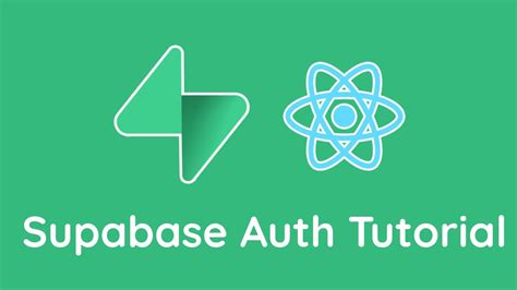 Supabase Auth Tutorial React Login Signup Youtube