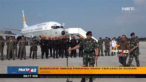 Panglima Tni Melakukan Pelepasan Pasukan Untuk Evakuasi Wni Di Sudan