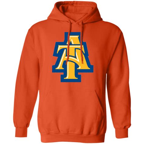 NCAT North Carolina A&T Aggies Logo Pullover Hoodie