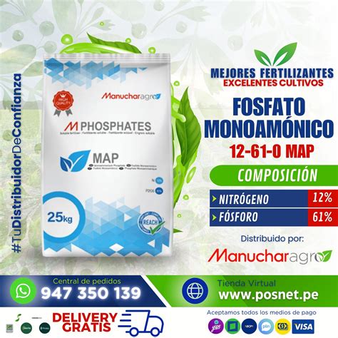 FOSFATO MONOAMONICO 12 61 0 MAP POSNET