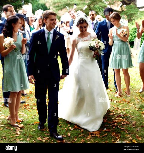 Euan Blair wedding Stock Photo - Alamy