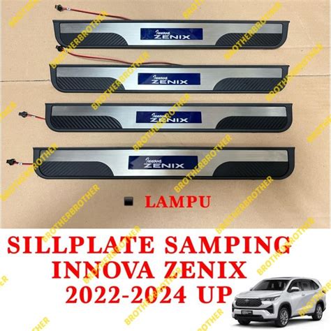 Sillplate Samping Innova Zenix 2023 2024 UP Activo Lampu Non LED