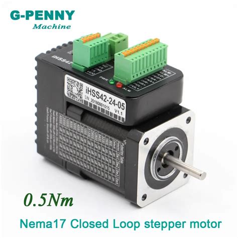 Nema17 Jmc Closed Loop Stepper Motor With Driver 0 48nm Shaft 5mm 1 2a