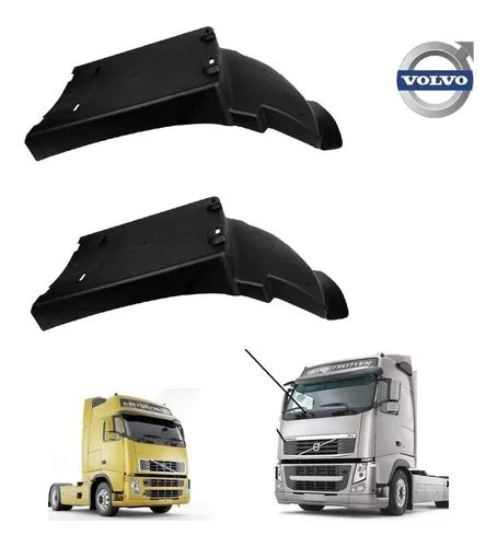 Kit 2 Paralama Traseiro Cabine Volvo Fh 2004 2015 20453900