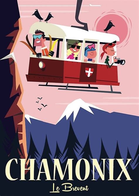 Affiche Chamonix Brévent Découvrez des millions d œuvres originales