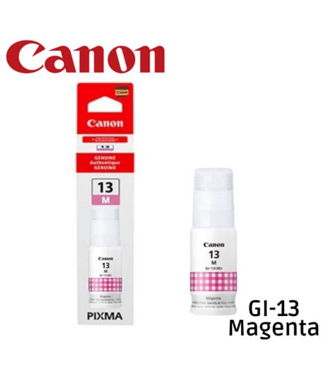 TINTA CANON ORIGINAL GI 13 MAGENTA MUNDO NEGOCIOS