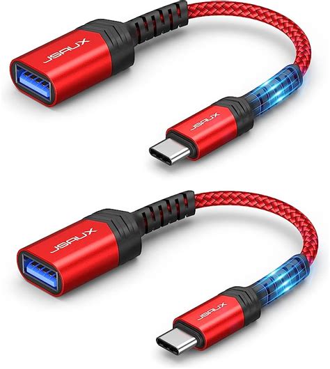 JSAUX Adattatore Da USB C A USB 3 0 Confezione Da 2 Cavo OTG USB