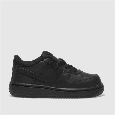 Kinder Schwarz Nike Air Force 1 Sneaker Kleinkinder Schuh