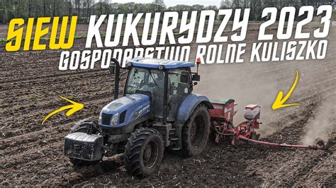 Oporowy Siew Kukurydzy 2023 New Holland T6 175 Gaspardo Gr