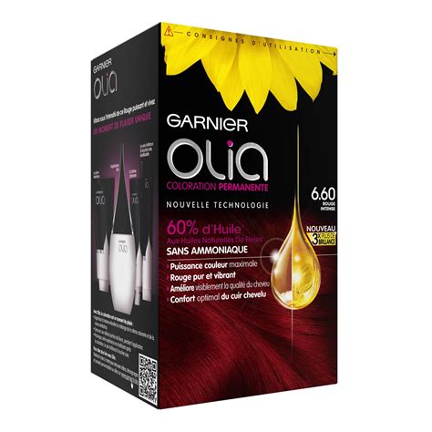 Garnier Olia Coloration Permanente à Lhuile Sans Ammoniaque Rouge