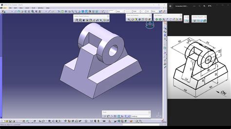 Catia V5 Tutorial Exercise 45 Youtube