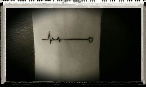 tattoo of heartbeat line on my wrist | Line tattoos, Tattoo prices, Tattoos