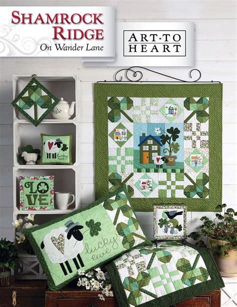 Shamrock Ridge On Wander Lane Block Sewing Pattern From Art To Heart