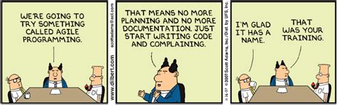 Dilbert Saves The Agile Day Sjors Meekels Pulse Linkedin Writing