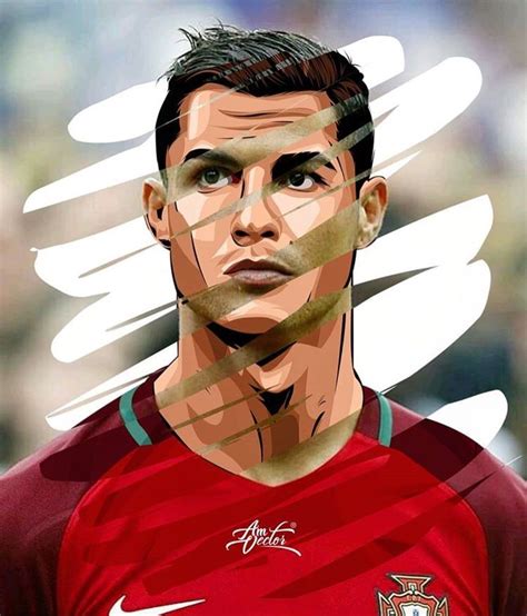 Pin De Alexis En Football Illustration Dibujos De Cristiano Ronaldo