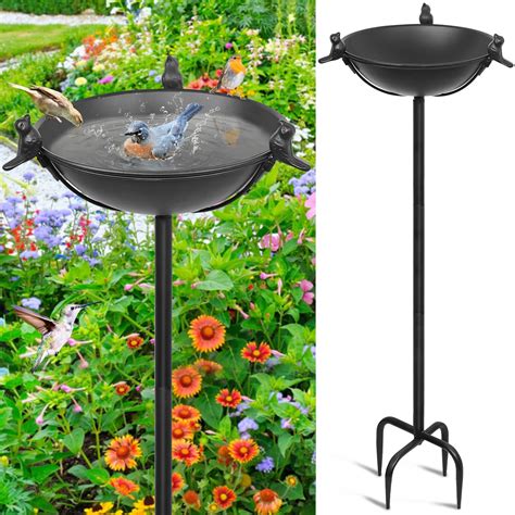 Buy Yalinka 58in Freestanding Birdbaths Outdoor Free Standing Garden