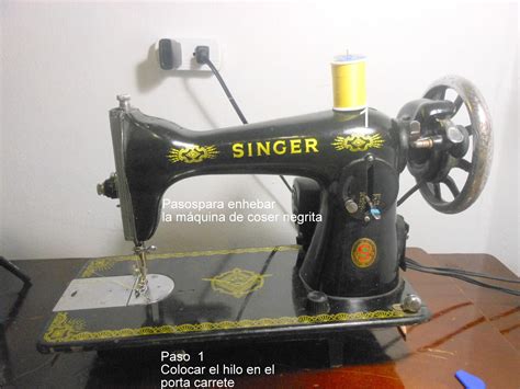 Partes De La M Quina De Coser Y Como Enhebrar La M Quina Negrita