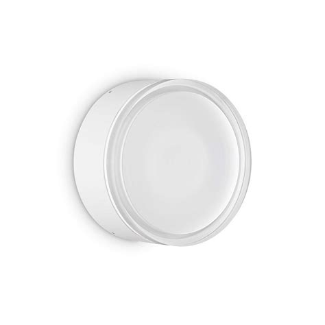 Plafoniera Da Esterno Ideal Lux Urano Alluminio Bianco D