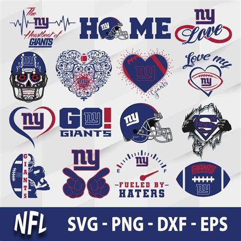 Bundle New York Giants SVG, New York Giants SVG, NFL SVG, PN | Inspire ...