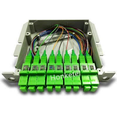 X Fttx Gpon Lgx Cassette Fiber Optic Plc Splitter Module China