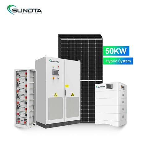 Custom Sundta 50kw Hybrid Solar System For Commercial Wholesale Sundta