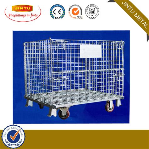 China Easy Inventory Counting For Industrial Pallet Rack Stackable Mesh