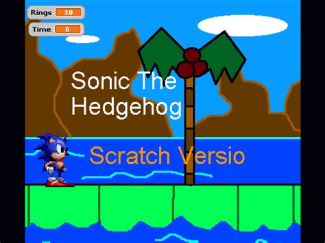 Sonic The Hedgehog (Scratch Version) on Scratch