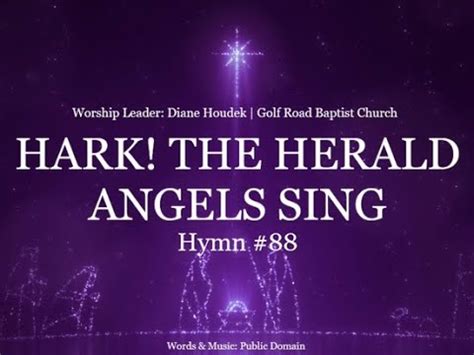 Hark The Herald Angels Sing Hymn Diane Houdek Youtube