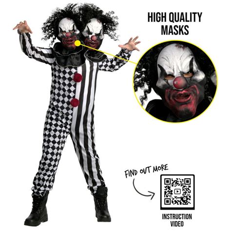 Scary Couple Clown Costumes