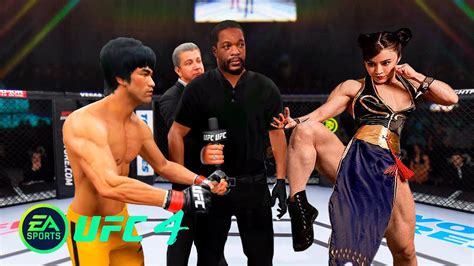 Ufc Bruce Lee Vs Chun Li Cosplay Ea Sports Ufc Ps Youtube