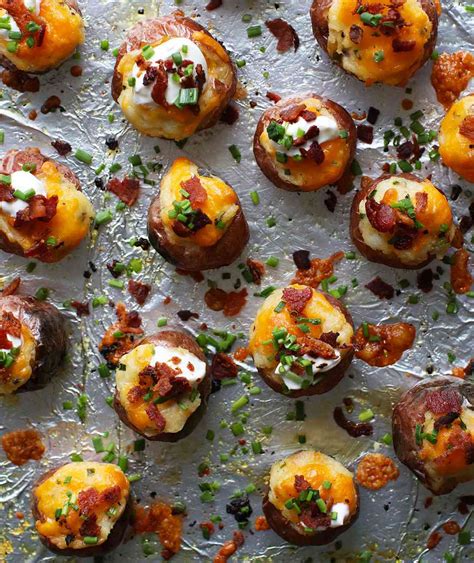 Mini Twice Baked Loaded Potatoes Recipe