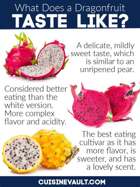 What Do Dragonfruit Taste Like Dragon Fruit Dragon Fruit Benefits