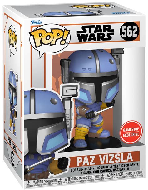 Funko Pop Star Wars The Mandalorian Paz Vizsla Exclusive