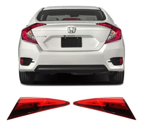 Juego Par Calavera Honda Civic 2016 17 2018 2020 4p Int Leds Envío gratis