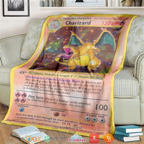 Mega Charizard Pokemon Blanket Hot Sale