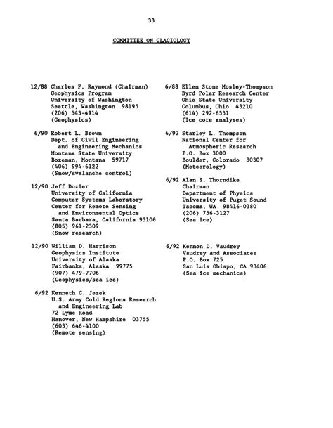 Appendix A Membership Of Polar Research Board And Subgroups Polar