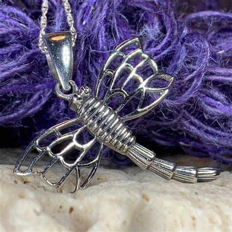 Celtic Dragonfly Necklace – Celtic Crystal Design Jewelry