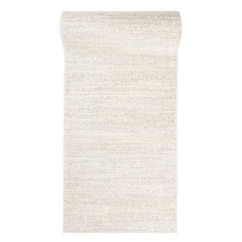 Tapiso Tapis Couloir Entr E Salon Sari Cr Me Beige Mouchet